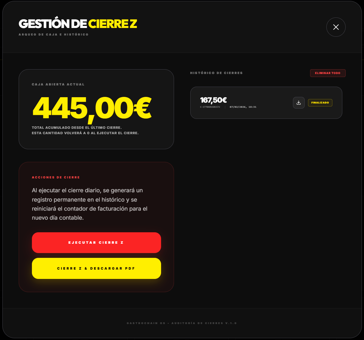 Gestión de Tickets y Cobros